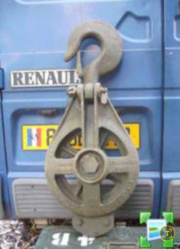 Grosse poulie militaire halage - militaire,
