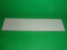 Plaque LEGO Oldgray plate 6 x 24 ref 3026 / Set 7822/113/335/6479/7740/146/334..