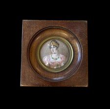 Portrait Peinture Médaillon