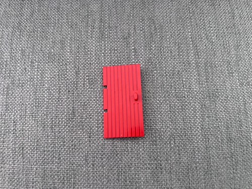 Porte rouge lego vintage - porte, red