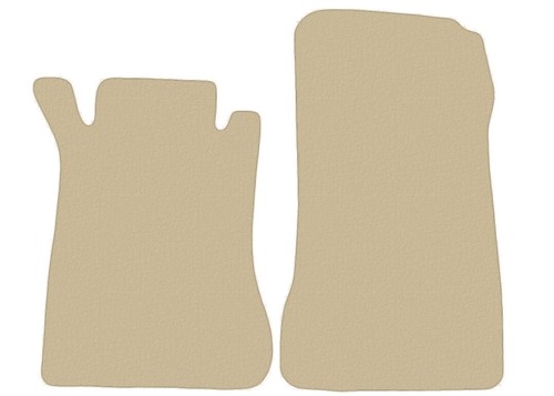 Beige velour avant tapis - velour,,