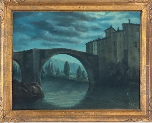 Tableau ancien henri zuber - tableau,