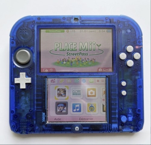 Console nintendo 2ds bleu - console,