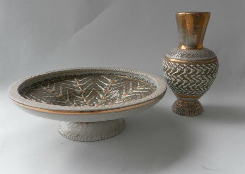 Ensemble vase coupe en - ensemble, et