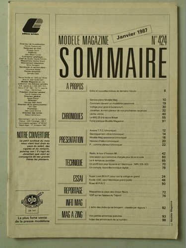 Modèle magazine 424 - magazine, n°424