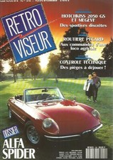 RETROVISEUR N°39 ALFA SPIDER / HOTCHKISS 2050 GS ET MEGEVE / ROUTIERE PECARD