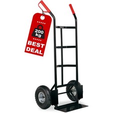 Diable Chariot Charge Max 200kg Pliable Transport Brouette Godet de Chargement