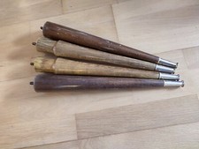 4 Pieds coniques bois pour meuble table tabouret Art Déco scandinave chic H38cm