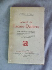GERARD DE LACAZE-DUTHIERS