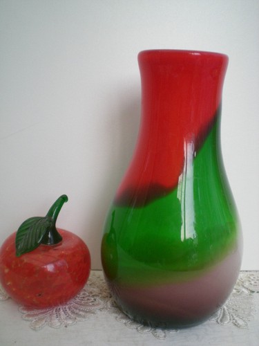 Joli vase verre couleurs - verre, au