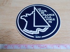 Autocollant TOUR DE FRANCE A LA VOILE 1979 - FRANCE INTER