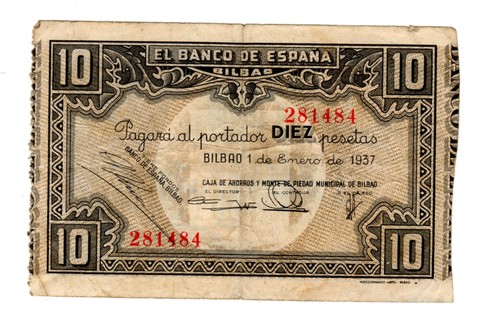 Espagne spain espana billet - espagne, 10