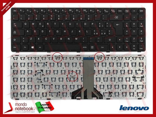 Clavier italien noir - italien,