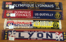 1 écharpe scarf au choix )) OL LYON V US QUEVILLY Finale coupe de la Ligue 2012