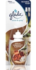 LOT DE 2 GLADE  spray sensual sandalwood jasmine - Recharge diffuseur