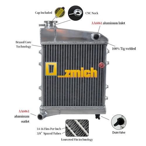 Aluminum radiateur pour - radiateur,