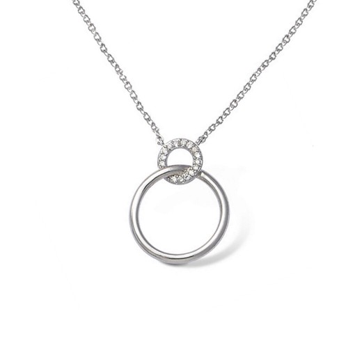 Collier argent 925 zirconium - collier,