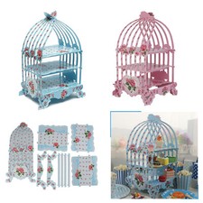 Présentoir Gâteau Enfants Fête Cage Muffin Cupcake Dessert Support Mariage