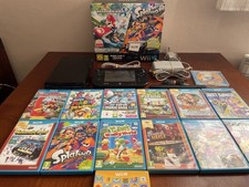 LOT CONSOLE NINTENDO WII U + 15 JEUX MARIO ZELDA TOAD DONKEY KONG YOSHI + BOITE