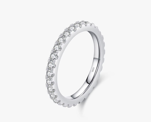 Bague diamant moissanite - moissanite, avec