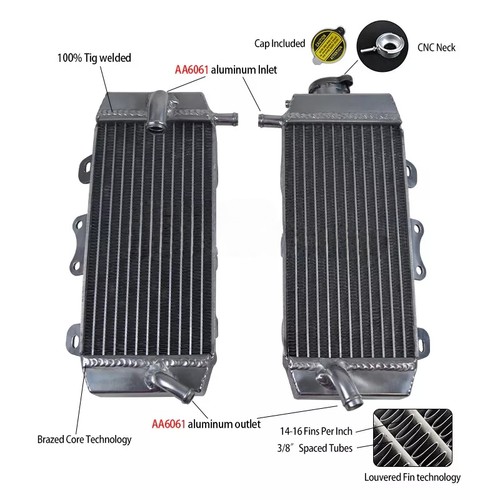 Aluminum radiator for yamaha - aluminum,