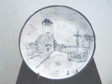 Assiette porcelaine décor