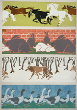 Frises Pochoir FRANCIS