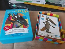 Cartes à jouer Auzou - jeu du Loup qui voulait changer de couleur état bon