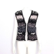 CHANEL Gilet en tweed avec