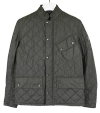 Barbour International Veste Homme M Matelassé Cire Look sans Doublure Poches