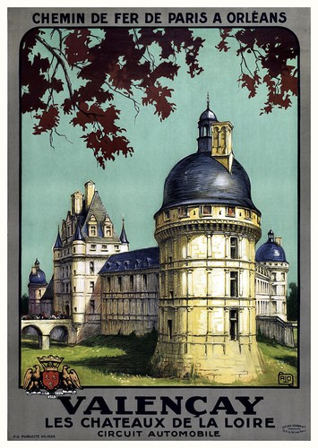 Affiche chemin fer - chemin, de