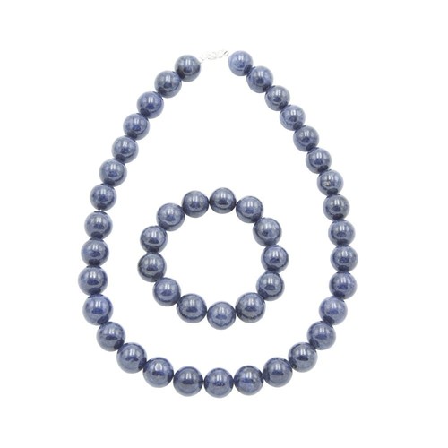 Parure saphir pierres - saphir,