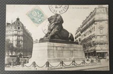 carte postal du Lion de Belfort a Paris XIV Arrondisement