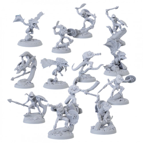 Hommes lézards feral - hommes,