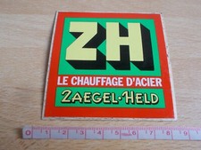 Autocollant vintage ZH LE
