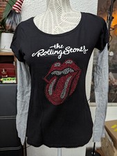 Tee-shirt The Rolling Stones Cache Cache Strass Taille 40