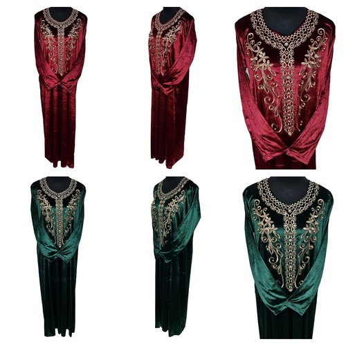 Marocain femme vert velours - vert,