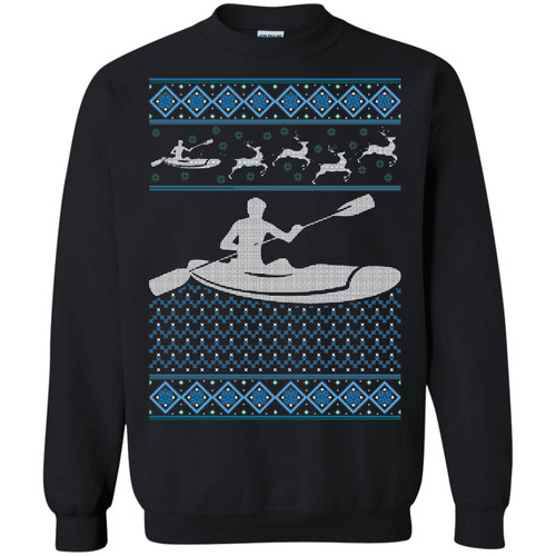 Kayaking ugly christmas - ugly,