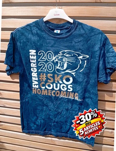 Shirt tie dye floqué - t-shirt,