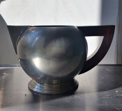 Pot lait étain argenté - à,