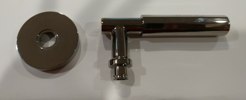 Emtek door lever with rosette - emtek,