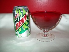 RUBY RED SHERBERT GLASS CLEAR
