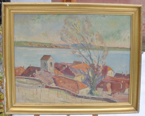 Peinture huile sur - à,