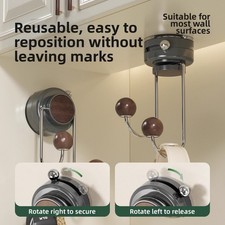 Crochet ventouse fort double