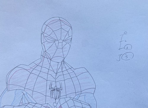 Spiderman dessin original - spiderman,