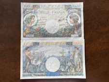 BILLET DE BANQUE BANKNOTE FRANCE 1000 Francs COMMERCE ET 06-07-1944 UNC NEW NEUF