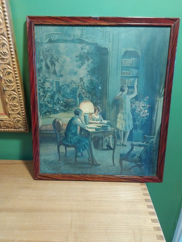 Lithographie delphin enjolras - delphin,