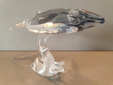 CRISTAL FIGURINE SWAROVSKI YOUNG HUMPBACK WHALE 10CM 9100/000/338