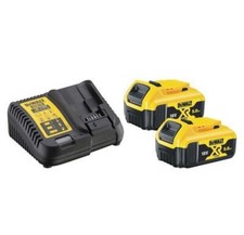 Pack 2 batteries xr 18v 5ah li-ion+chargeur dewalt