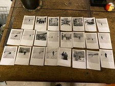 Lot 23 Photos Souvenir Vacances Neige Montagne Ski Famille Vintage